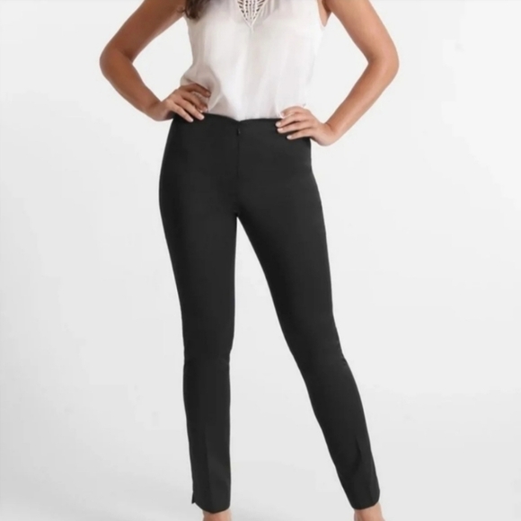 Piece of Cloth Panticular Black‎ Stretch Pull On Ankle Pants - Picture 1 of 11